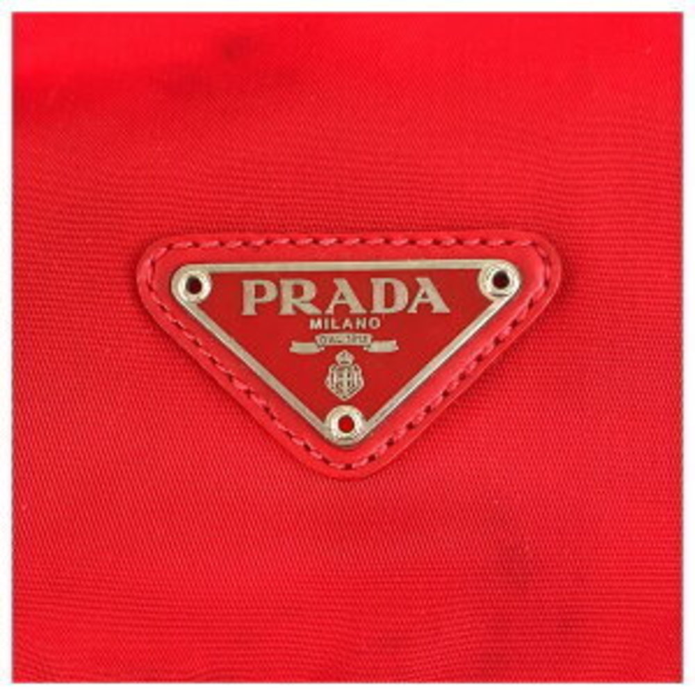 Prada Pouch Accessory Triangular Tessuto Red - image 6